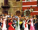 Santiago Llanos en inaguracion Casa Andaluza 1984